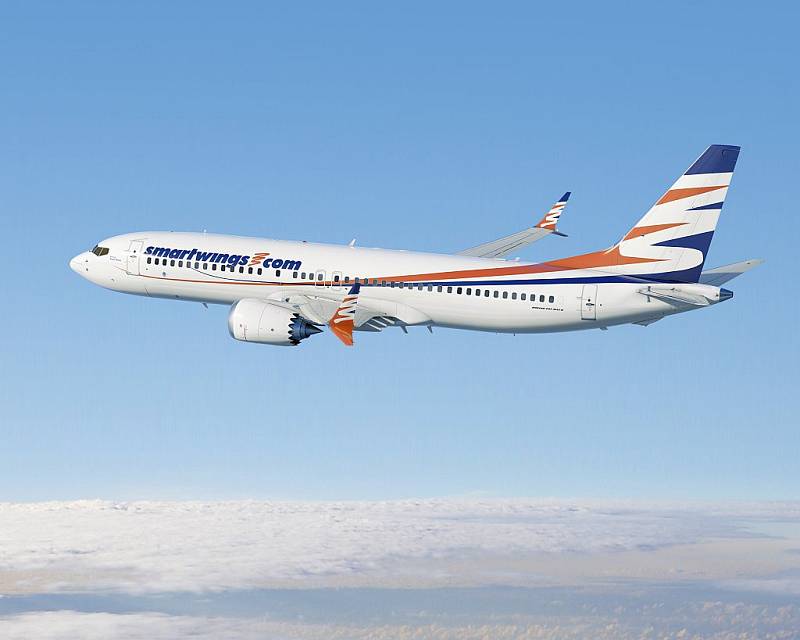 Boeing společnosti Travel Service v barvách SmartWings - Ilustrační foto