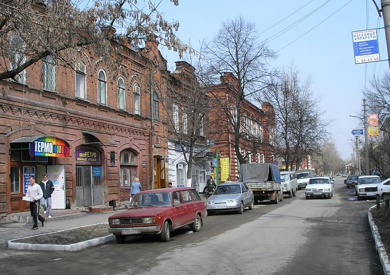 Ulice ruského města Penza, v němž se uzavřel příběh opilého sériového vraha