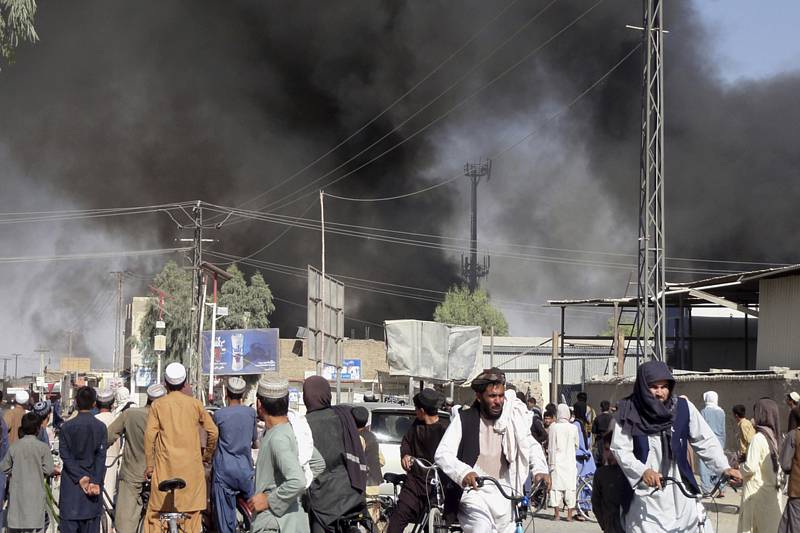 Boje ve městě Kandahár
