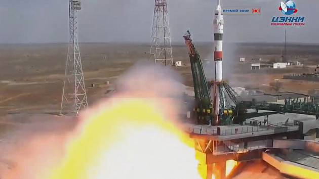 Start Sojuzu k ISS