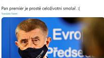 Trochu trpké vtipkování vyvolaly i výroky Andreje Babiše, že si zákon, jímž poslanci jeho hnutí přihráli větší zisky Agrofertu, vlastně nepřál