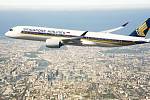 Letoun Airbus A350-900 společnosti Singapore Airlines