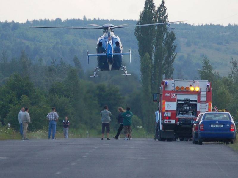 Foto z nehody ze Sokolova.