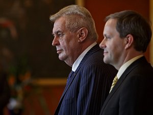 Miloš Zeman a Marcel Chládek