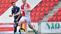  Jiří Bílek ze Slovácka (vlevo) a Michal Frydrych ze Slavie.