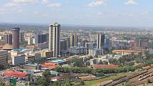 Nairobi, Upper Hill, Keňa. 