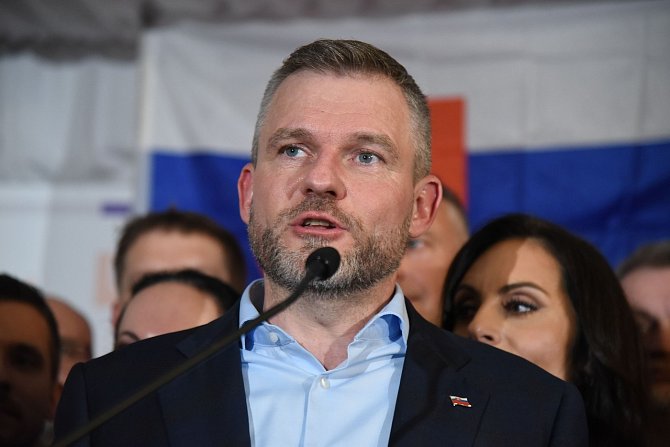 Vítěz slovenských prezidentských voleb Peter Pellegrini.
