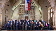 Příjezd státníků na první jednání širšího formátu evropských zemí, Evropského politického společenství, 6. října 2022, Pražský hrad, Praha.