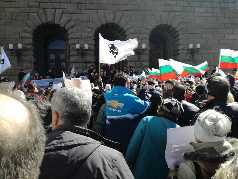 Bulharské protesty proti prodeji ČEZ