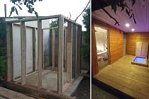 Stavba domácí sauny podle Tomáše Oremby
