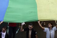 Duhová vlajka zavlála na ulicích Sao Paula letos již podvanácté. 