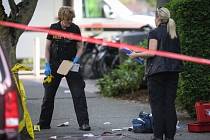 Policie ohledává místo střelby na univerzitě v Seattlu.