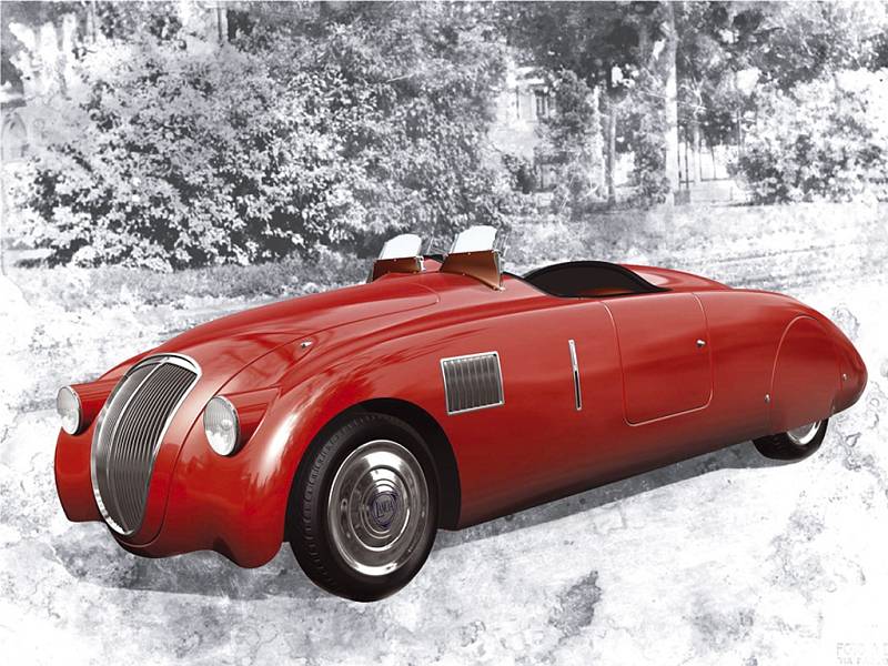 Lancia Aprilia Sport Zagato z roku 1938 je nádhernou ukázku tehdy protěžovaného kapkovitého designu. Původně vznikl pouze jediný exemplář, který byl zničen během druhé světové války.