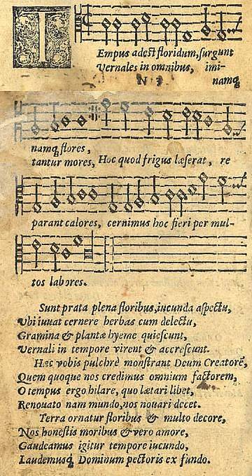 Anonymní latinská skladba Tempus adest floridum