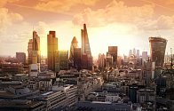 Londýnské City, místo, kde sídlí světové finanční instituce.