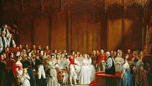 Sňatek královny Viktorie a prince Alberta. Pár byl od počátku hluboce zamilovaný. Viktorie při své svatbě zavedla trend bílých šatů pro nevěsty.
