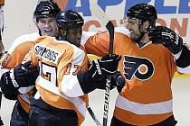 I ve třetím vystoupení v přípravě na nový ročník NHL patřil hokejový útočník Jaromír Jágr k hlavním postavám Philadelphie