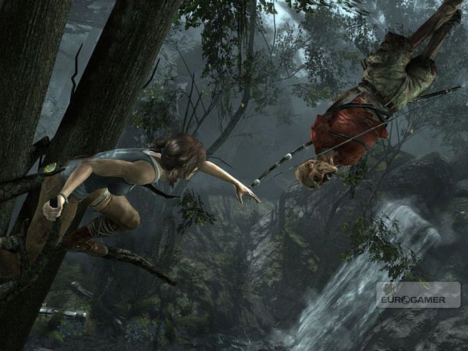 Počítačová hra Tomb Raider.