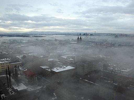 Smog v Ostravě. Ilustrační foto