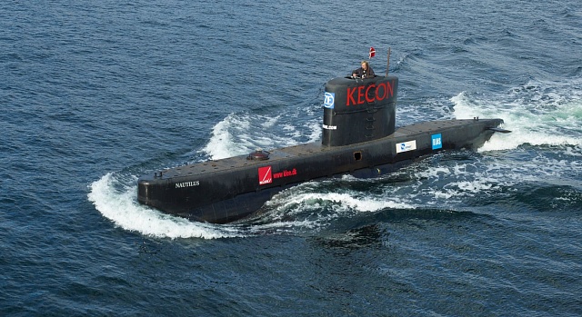 Ponorka Nautilus postavená Dánem Peterem Madsenem