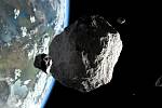 Asteroid - illustration photo.