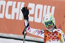 Šárka Strachová zajela v superkombinaci na olympijských hrách v Soči nejrychlejší slalom.