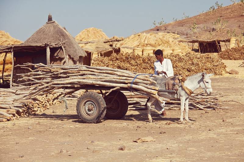 Wadi Halfa v Sudánu.