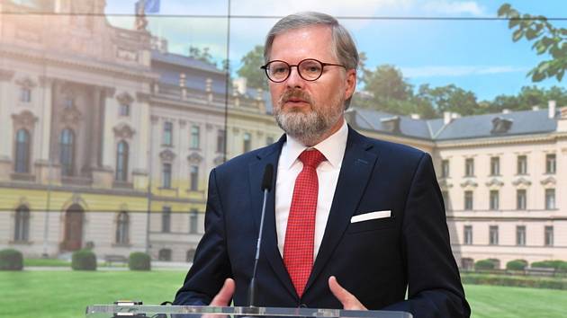 Premiér Petr Fiala (ODS) chce jednat s koaličními partnery o situaci ohledně dozorčí rady ČEZ.