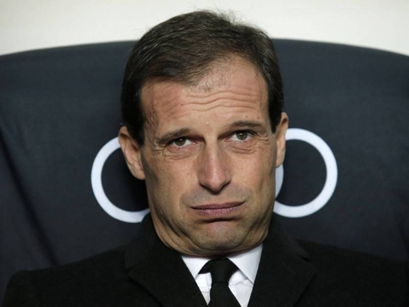 Trenér Juventusu Massimiliano Allegri.