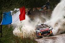 Sebastien Loeb na Španělské rallye.