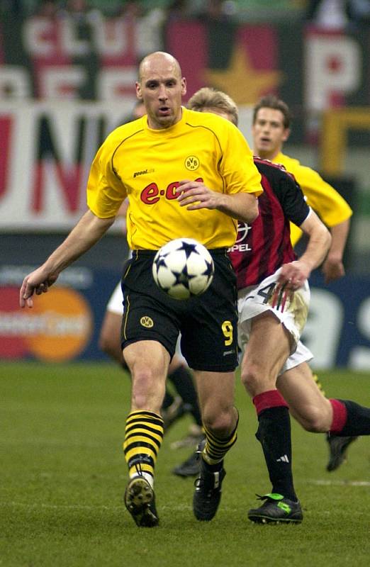 Jan Koller v dresu Borussie Dortmund.