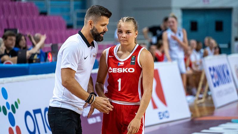 České basketbalistky do 18 let na mistrovství Evropy