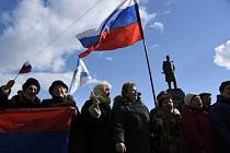 Ilustrační foto - Shromáždění v Sevastopolu u příležitosti výročí připojení Krymu k Rusku