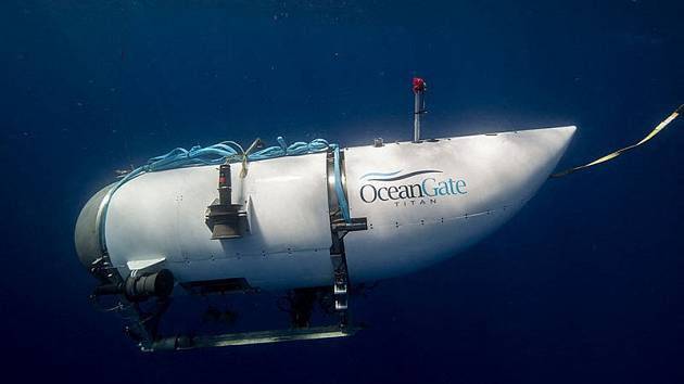 Ponorka Titan společnosti OceanGate Expeditions, která se ztratila během cesty k vraku Titaniku
