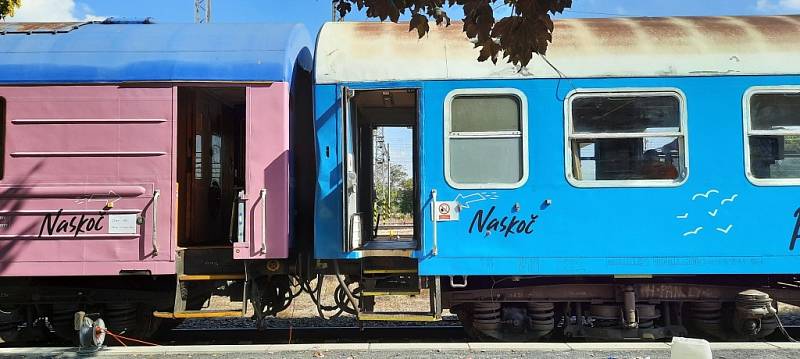 Festivalový vlak nabídne program ve dvou speciálně upravených vagónech.
