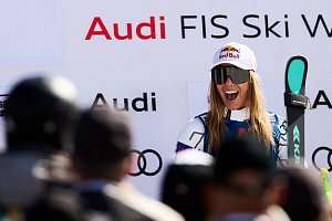 Ester Ledecká ovládla v Saalbachu závěrečný superobří slalom