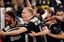 Radost fotbalistů Ajaxu