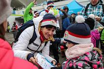 Ostravský olympijský festival navštívila legenda běžeckého lyžování - Květa Jeriová-Pecková.