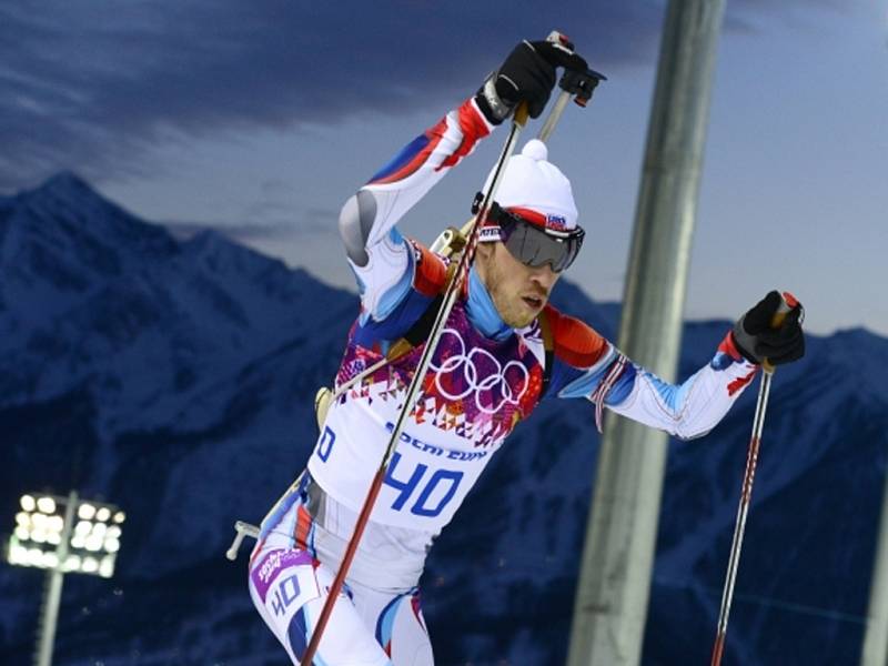 Biatlonista Jaroslav Soukup si na olympijských hrách doběhl pro bronz.