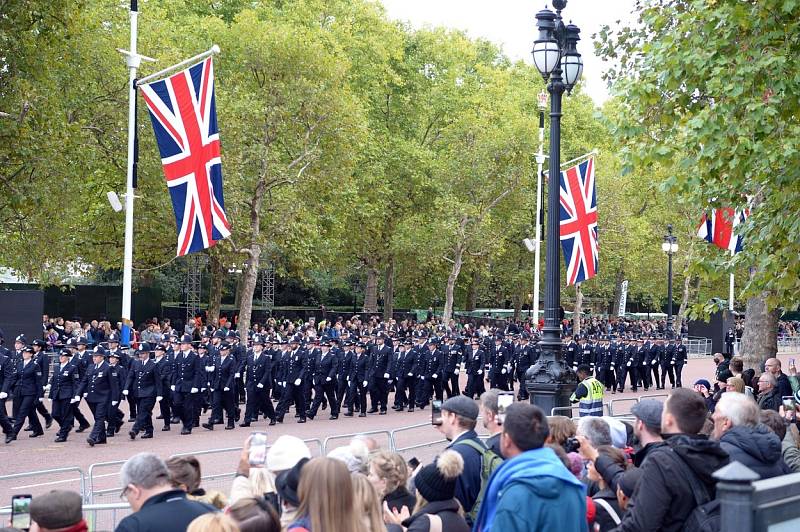 Pohřeb královny Alžběty II. v Londýně - 19. 9. 2022