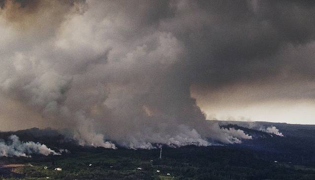 Aktivita havajské sopky Kilauea nabývá na síle