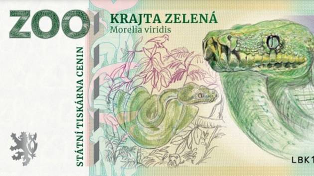 Suvenýrová bankovka Zoo Liberec