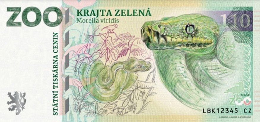 Suvenýrová bankovka Zoo Liberec
