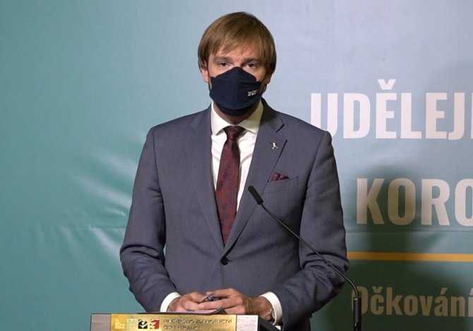 Ministr zdravotnictví Adam Vojtěch (za ANO)
