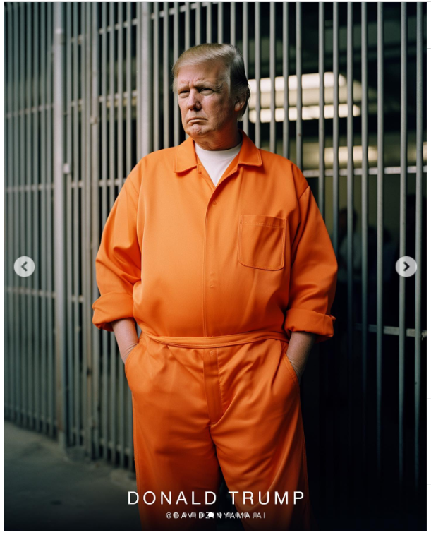 Exprezident Donald Trump ve vězeňské cele