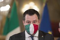 Vůdce opoziční strany Liga Matteo Salvini