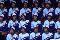 Fanynky KLDR na olympijských hrách v Pchjongčchangu.