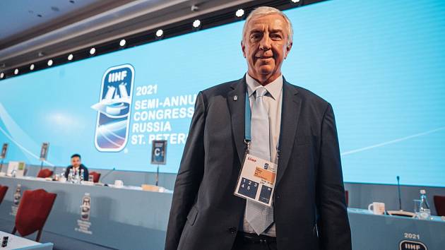 Luc Tardif, prezident IIHF.