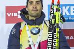 Favorizovaný Martin Fourcade kraloval sprintu v Novém Městě na Moravě.