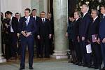 Polský premiér Morawiecki na ceremonii jmenování nových ministrů ve Varšavě